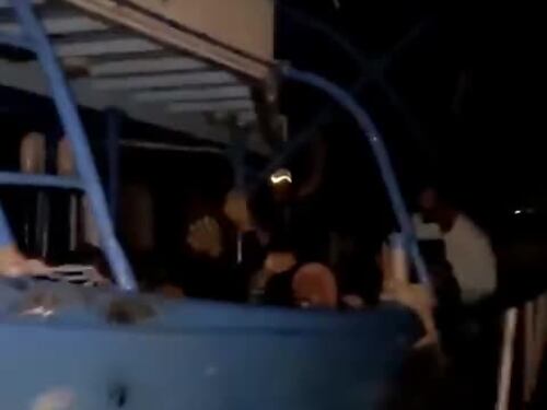 Peschereccio di migranti dalla Libia