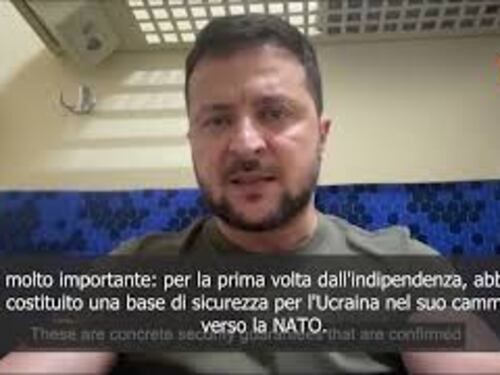 Zelensky: Torniamo dal vertice Nato con buoni risultati