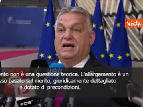 Orban: Kiev non soddisfa criteri per ingresso nell'Ue