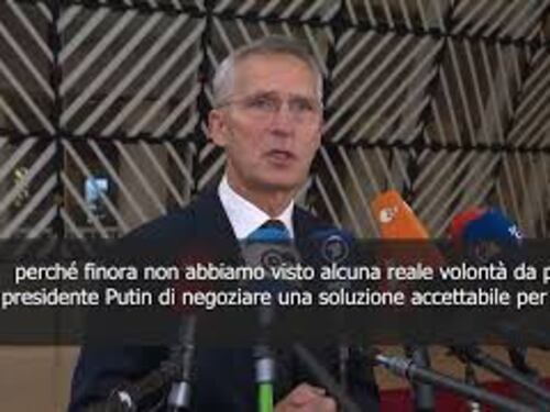 Stoltenberg: Non si può dire quando finirà guerra Ucraina, continuare con sostegno Kiev