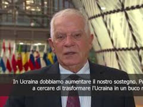 Borrell: "Aumentare sostegno all'Ucraina, Putin cerca di trasformarla in un buco nero"