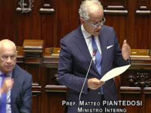 Piantedosi: "Al lavoro per un altro pacchetto sicurezza"