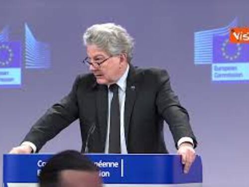 Breton: "Fondi Pnrr saranno ammissibili per acquisto munizioni"