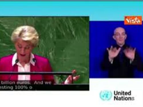 Von der Leyen all'Onu: "Soli fondi pubblici non sono abbastanza per sviluppo sostenibile"