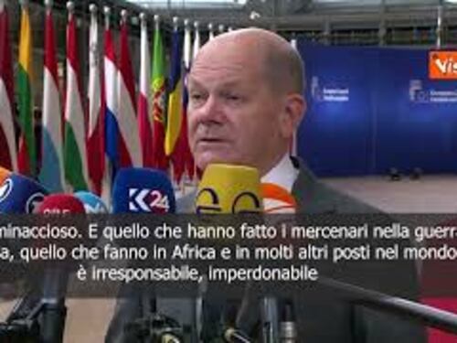 Russia, Scholz: Irresponsabile affidare potere militare ai privati