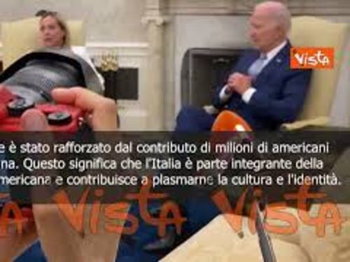 Meloni: Amicizia Italia-Usa solida indipendentemente da colori politici