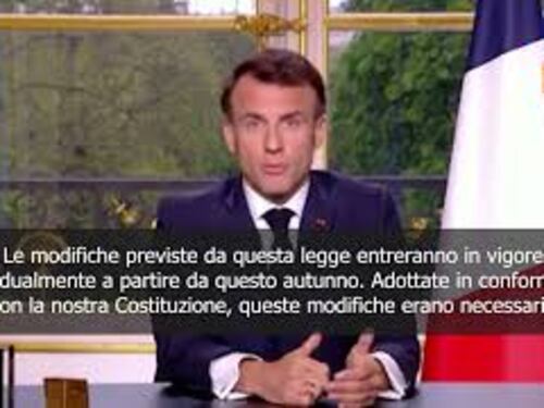 Macron: Riforma delle pensioni necessaria