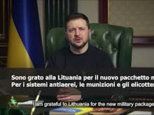 Zelensky: "Mi aspetto decisioni forti al vertice di Ramstein"
