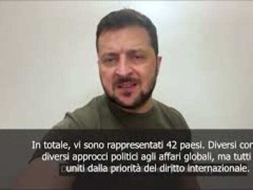 SOTTOTITOLI Zelensky: Formula di pace è ritorno all'ordine internazionale