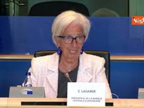 Lagarde (Bce): Pressioni inflazionistiche restano alte