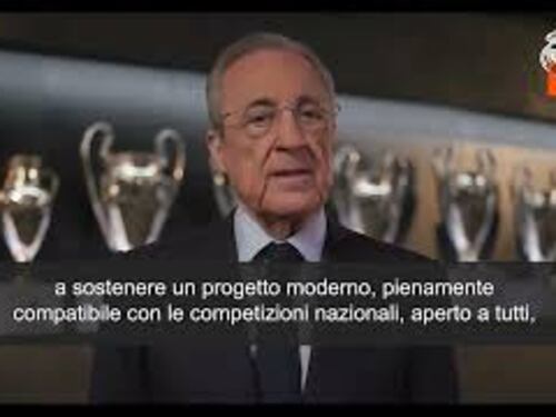 Superlega, Perez (Real Madrid): Grande giorno per storia calcio, ora club padroni proprio destino