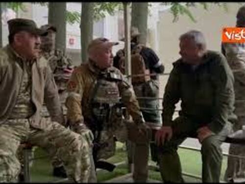 Il colloquio tra Prigozhin, il viceministro Difesa Evkurov e il vice capo del Gru Alekseev a Rostov