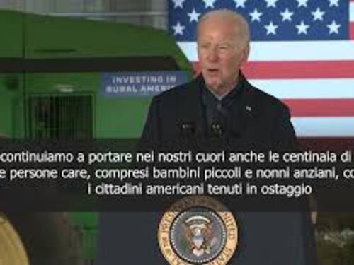 Israele, Biden: Perdita di ogni vita innocente è una tragedia