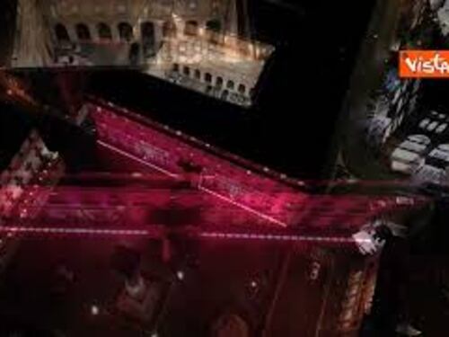 Palazzo Chigi si illumina di rosa per prevenzione tumori al seno