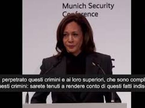 Kamala Harris: "Putin ha commesso crimini contro l'umanità"