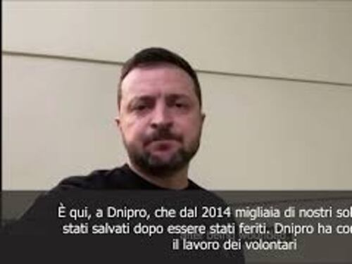 Zelensky: Dnipro è stata la nostra fortezza per più di nove anni