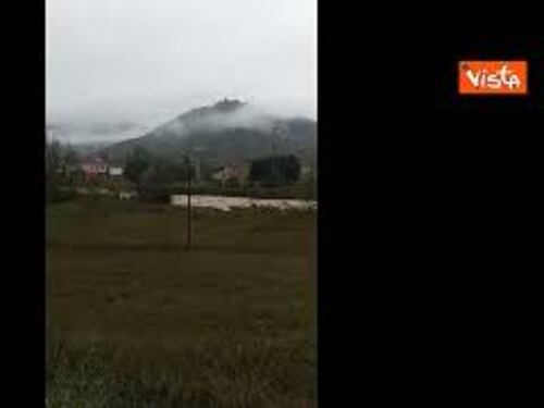 Maltempo in Emilia, esonda il torrente Sporzana