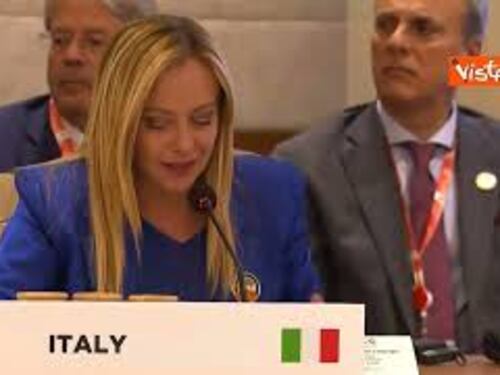 Meloni al G20 in India: Ridurre divario infrastrutturale nei Paesi a basso e medio reddito