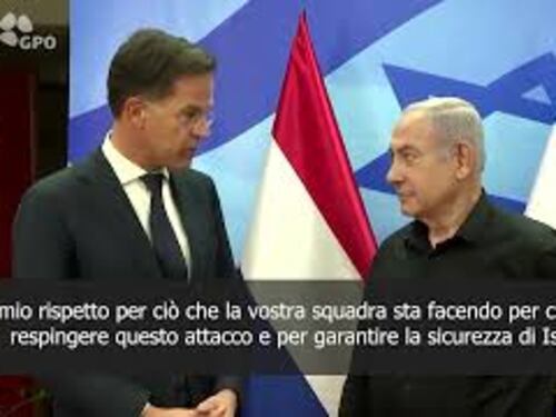 SOTTOTITOLI Rutte in Israele: Orribile quanto accaduto