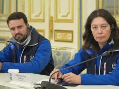 Zelensky incontra il Direttore Generale della IAEA Rafael Grossi a Kiev, le immagini