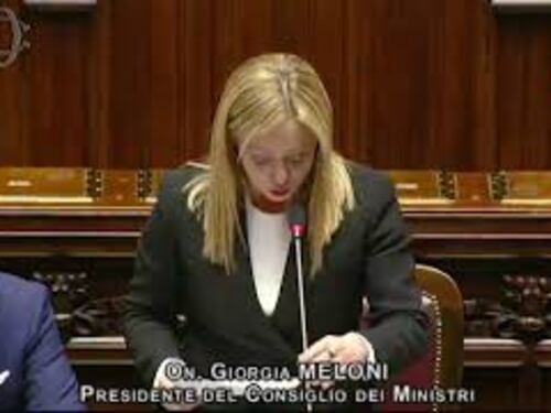 Meloni: "Finché sarò al Governo l'Italia non accederà al Mes"