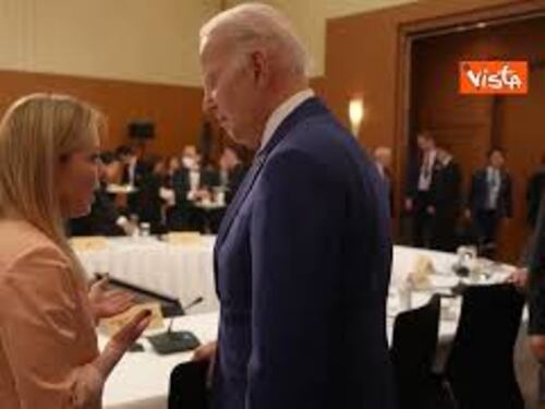 Le condoglianze di Biden a Meloni per le vittime dell'alluvione