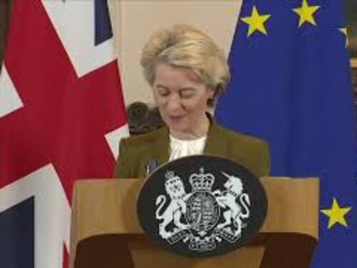 Brexit, von der Leyen: "Accordo di principio su protocollo Irlanda del Nord"