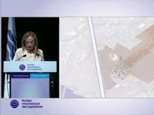 Expo 2030, Meloni: "Compito difficile ed emozionante convincervi a scegliere Roma"
