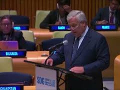 Tajani all'Onu: "Italia in prima fila per lo sviluppo sostenibile, Africa è la sfida più importante"