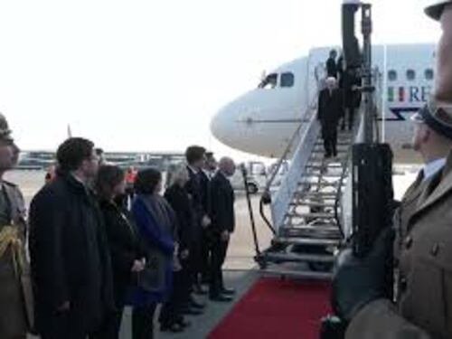Mattarella arriva a Varsavia per la visita di Stato in Polonia