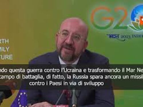 Grano Ucraina, Michel: Russia trasforma Mar Nero in campo di battaglia
