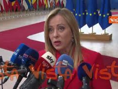 Meloni: "Italia pienamente impegnata nel sostegno all'Ucraina"