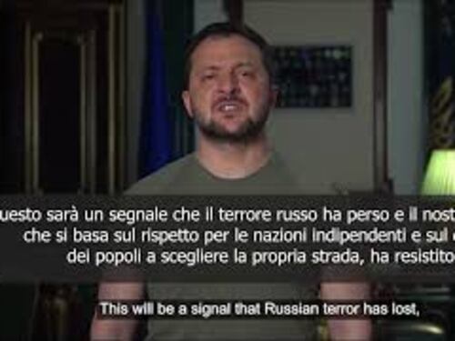 Zelensky: F-16 all'Ucraina segnale forte per la Russia