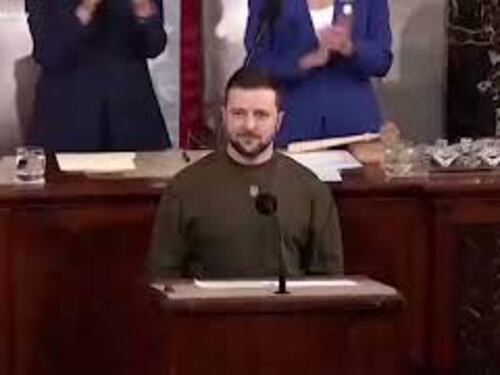Standing ovation per Zelensky al Congresso Usa