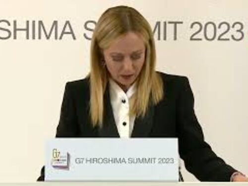 Meloni: G7 2024 in Puglia perchè simbolo dell'abbraccio tra Oriente e Occidente