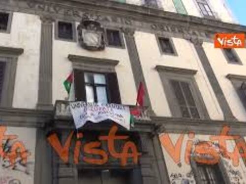 Israele - Hamas, occupata l'università L'Orientale di Napoli a sostegno della Palestina