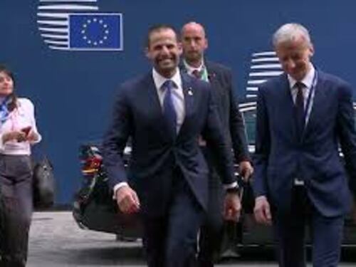 Consiglio Ue, l'arrivo del Primo Ministro di Malta