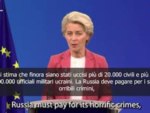 Von der Leyen: "100mila soldati ucraini morti", ma poi corregge su Twitter: "Stima inesatta"