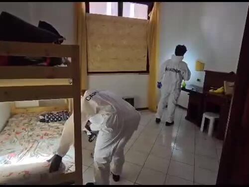 L'ispezione nell'ex albergo occupato da cui è scomparsa Kata