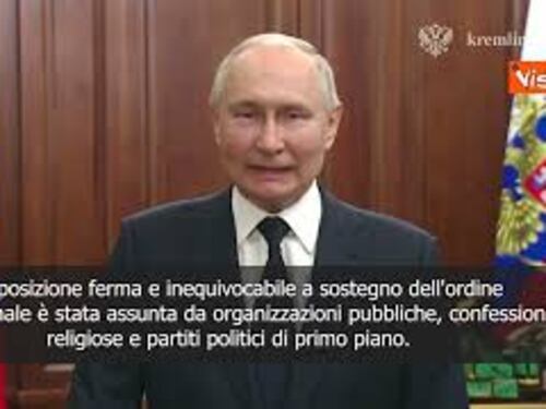Putin: Qualsiasi tentativo di creare disordini interni è destinato a fallimento