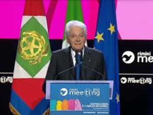 Mattarella: "Con sentimenti d'odio l'umanità sarebbe condannata"