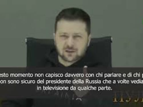 Zelensky: "Non sono sicuro che Putin sia vivo"