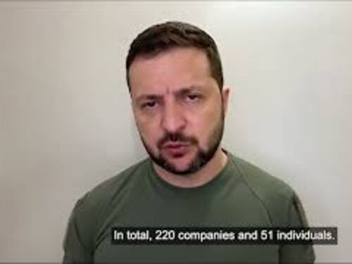 Zelensky: Sanzioni contro aziende russe e bielorusse
