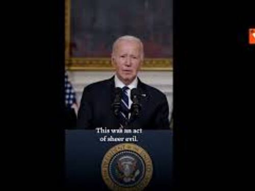 Biden: "Israele ha vissuto uno di quei momenti in cui male si manifesta"