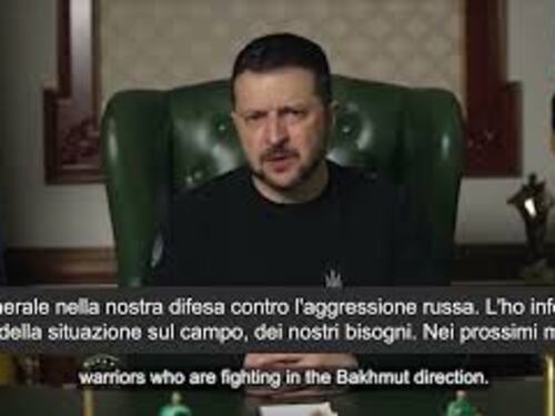 Zelensky: "Nelle parole di Meloni la vera forza europea"
