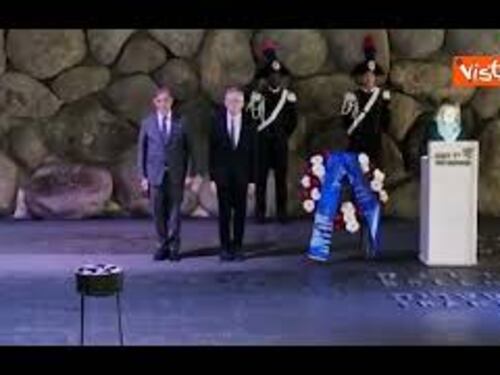 La Russa depone una corona allo Yad Vashem