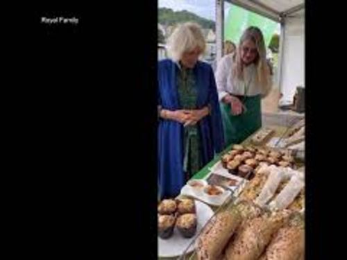 Carlo e Camilla in visita a Brecon per il centenario della sua Cattedrale