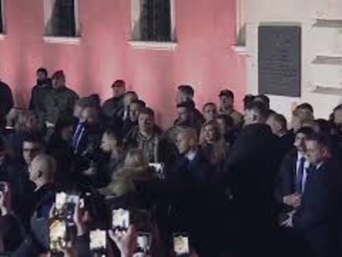 Zelensky arriva in Polonia, le immagini