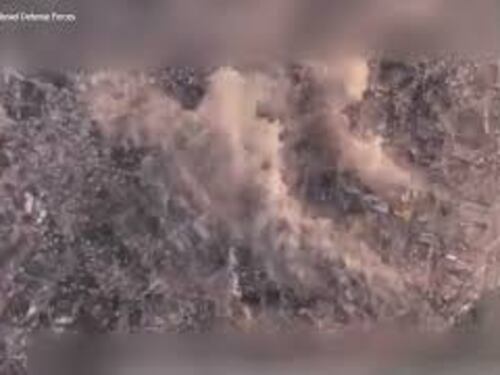 Bombardamenti su Gaza, il video pubblicato dall’esercito israeliano