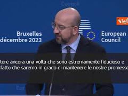 Michel: Manterremo promesse sul sostegno all'Ucraina